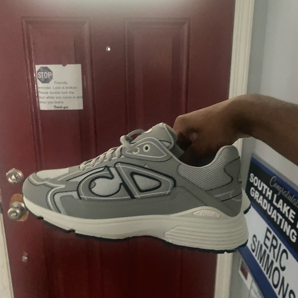 Grey dior runners